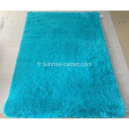 Tapis en soie en soie et polyester